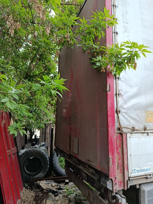 Тент ворота. На полуприцеп. Крона.