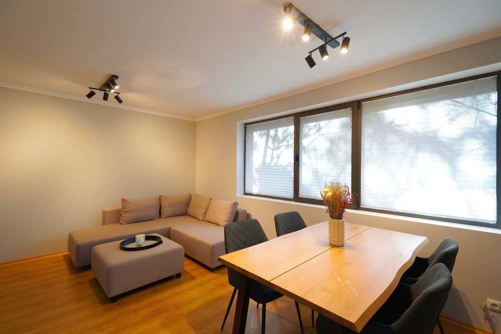 Tристаен обзаведен апартамент. Ремонт. Спортна зала, Чаталджа, ВИНС