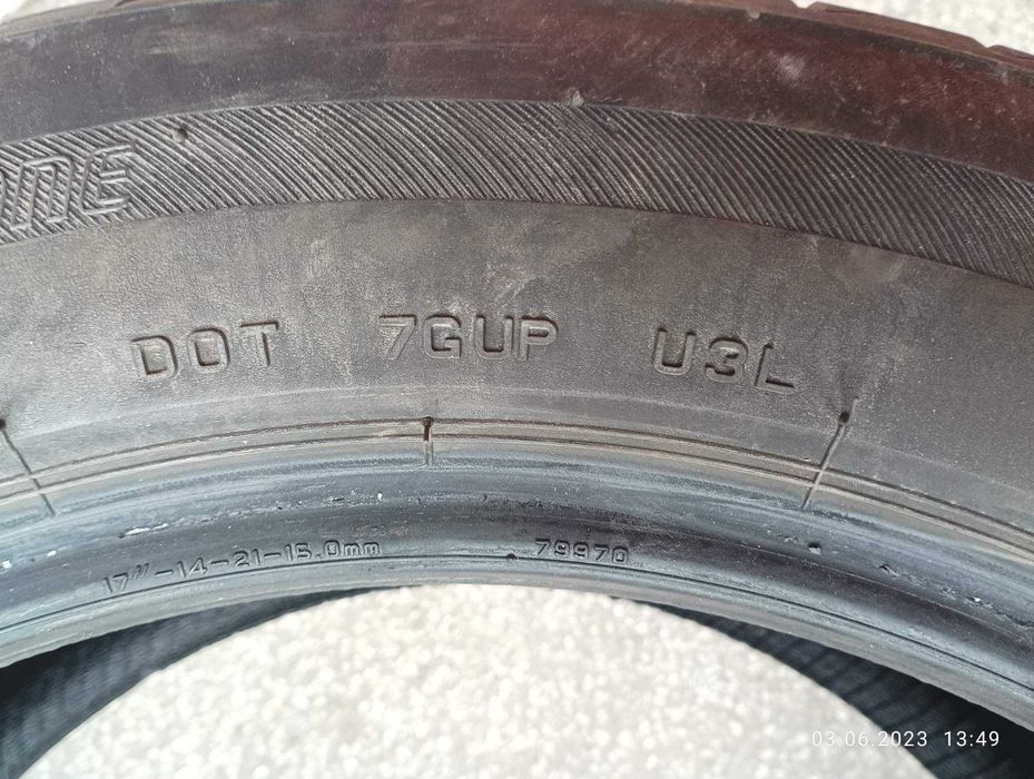 4 бр. летни гуми BRIDGESTONE TURANZA T005 225/55 R17 97W DOT 3019