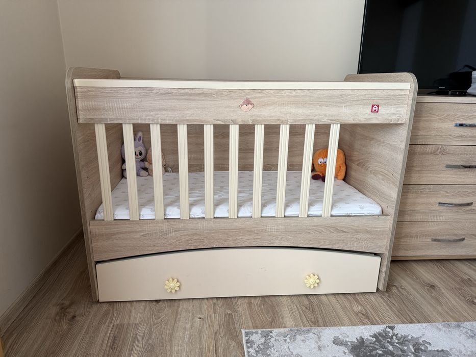 Детска кошара с матрак