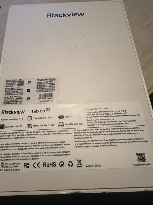 Таблет Blackview Tab 80