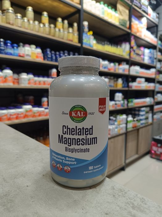 Kal chelated magnesium bisglycinate 180 tablets