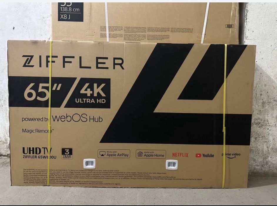 Ziffler 55Q800 — QLED, 4K UHD, 120Hz, Google TV