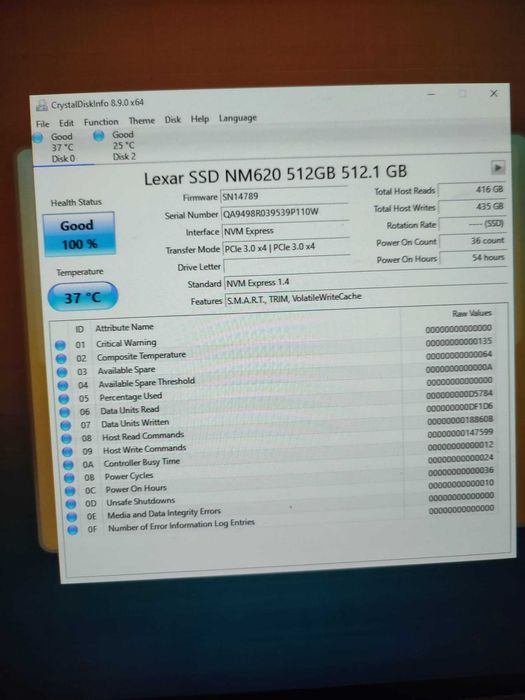HDD 2,5" capacitate 1000 GB