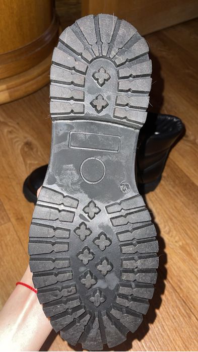 Берцы мужские кожанные