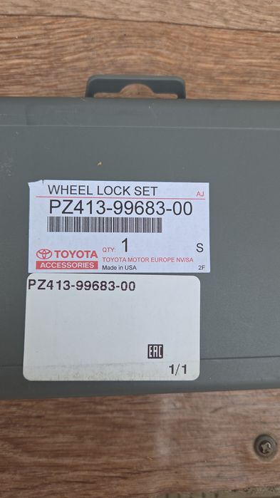 Гайки секретки на колеса.