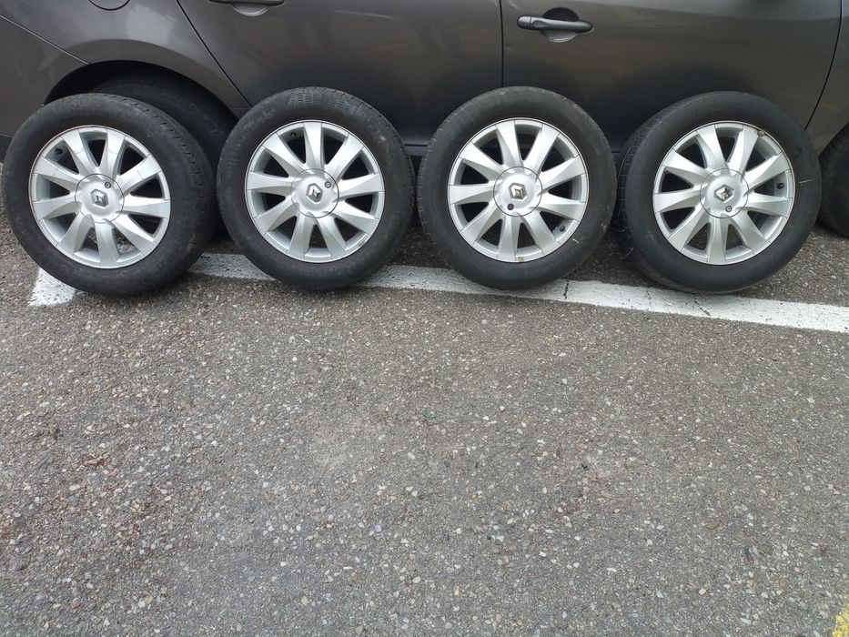 Jante aliaj RENAULT Laguna 2+ anvelope vară Continental
