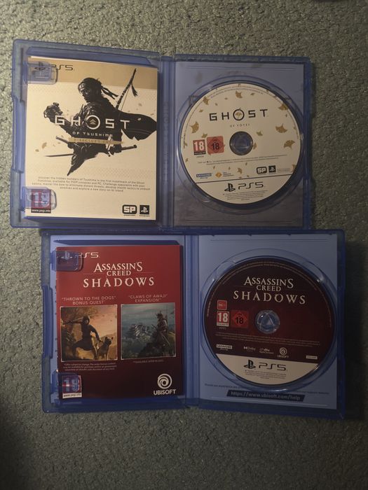 Vând Joc Ghost of Yotei PS5 + Joc Assassin’s Creed Shadows Special Edition PS5 (Stare Excelentă)
