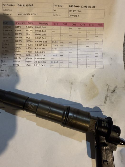 Пиезо дюзи БМВ с индекс 58