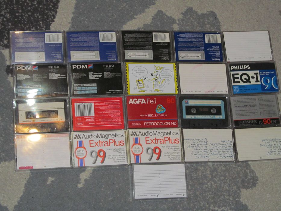 casete audio inregistrate , lot de 18 bucati , jucarii