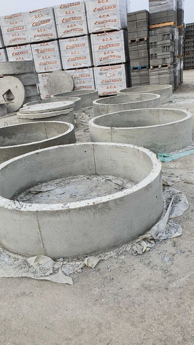 Inele de beton pentru camine de apa/fose/bazine 50 cm inaltime