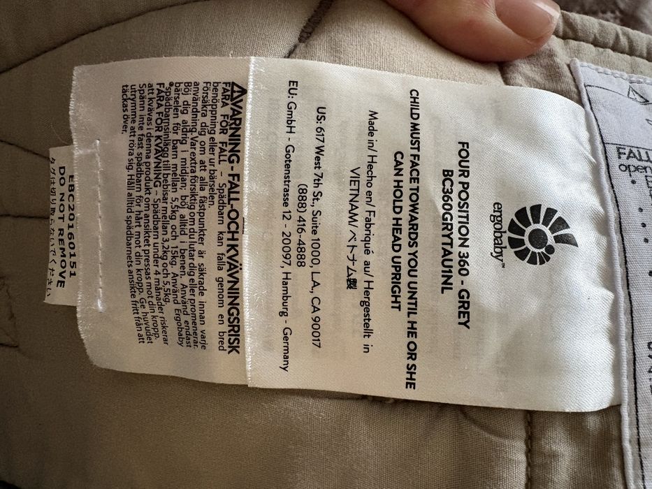 Раница за бебеносене Four position 360-Grey