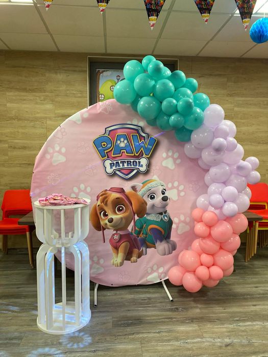 Метална арка - 180см - под наем ! Бял винил ф180 !