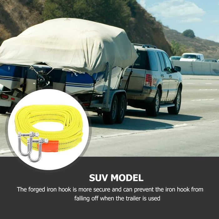 въже за теглене с метални куки, 5т, 5м., Германия