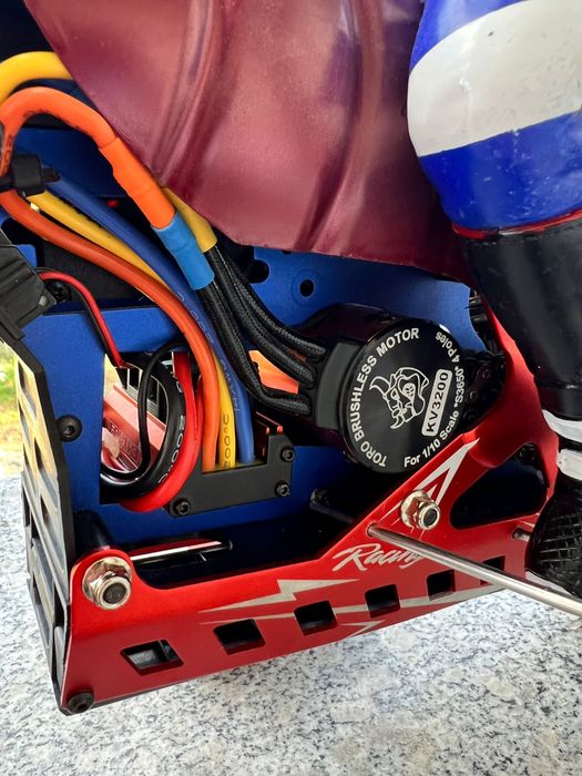 Cross bike cu telecomanda 1/4 model de mare viteza