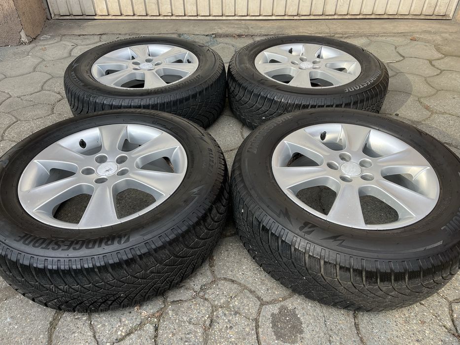 Jante aliaj 5x100mm, anvelope 215/65 R16 Subaru Forester Outback