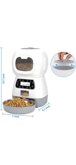 Dispenser automat hrana pisici