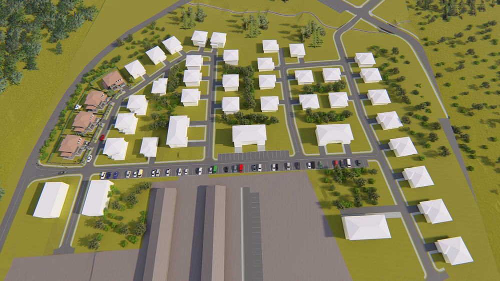 Parcele teren autorizate 500 si 1000mp iesire Baia Mare