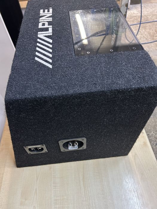 Subwoofer auto Alpine + aplificator Alpine