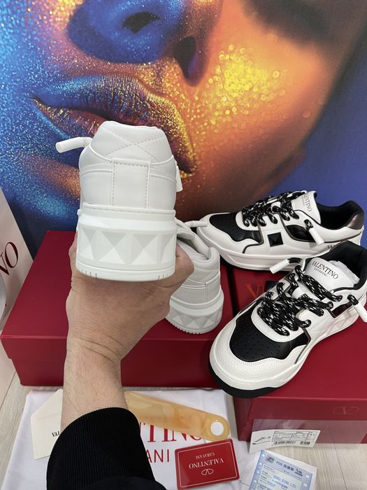 Adidasi Valentino One Stud piele naturala Full Box colectie noua