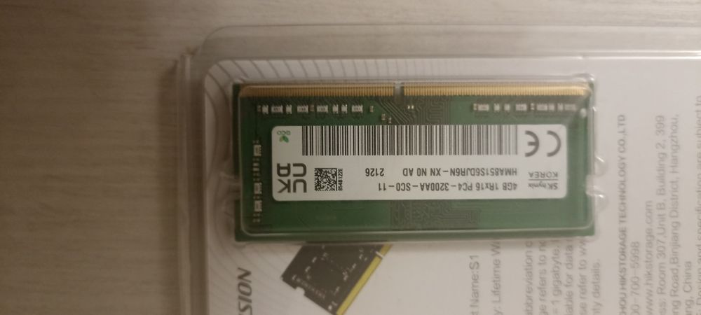 Ram DDR4 4 gb Sk Hynix
