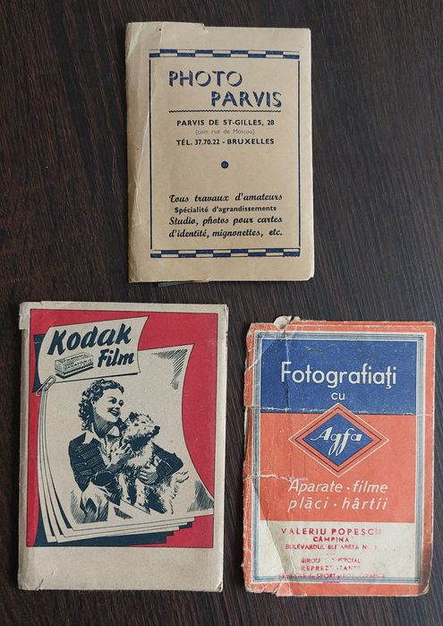 Lot albume interbelice,foto Kodak, Agfa romania!
