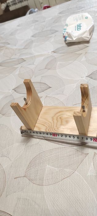 Дървена поставка за месо