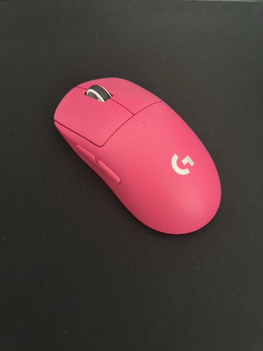 Mouse gaming Logitech G PRO X Superlight 2 Magenta - Impecabil + Cutie Transport