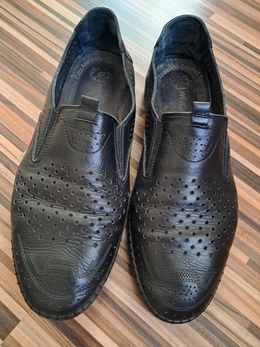 Shoes din piele neagră