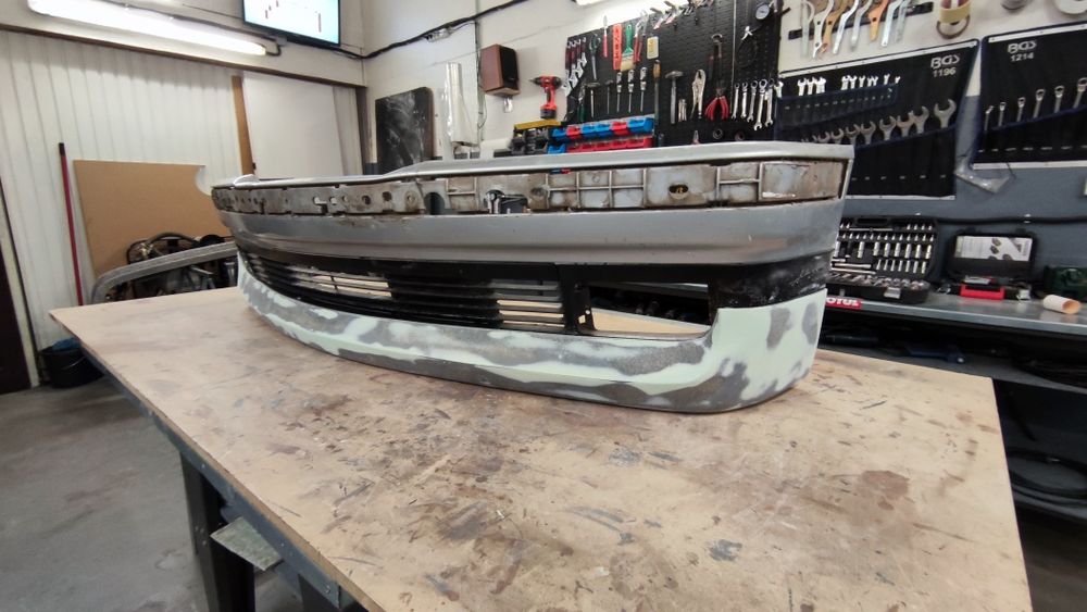 Lip/Prelungire bara BMW E36 Zender style, fibra de sticla