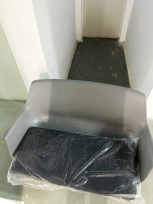 Canapea 2 persoane + Perna Grafit/Antracit Mobilier Gradina Bica Luxor