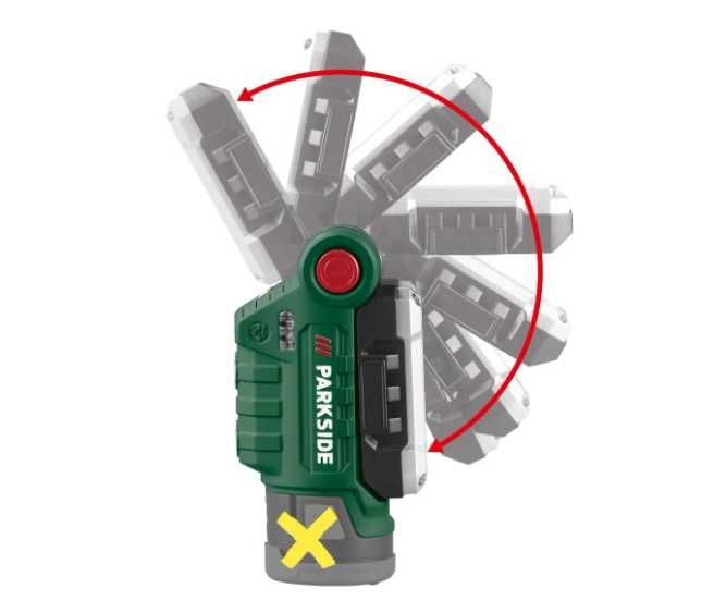 Parkside акумулаторна лампа 12V