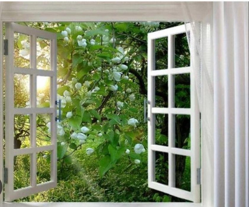 Окна балконы витражи