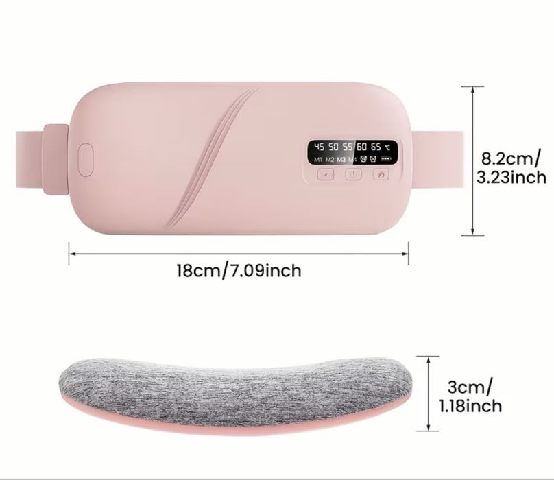 Pernă de încălzire menstruală portabilă cu încărcare USB
