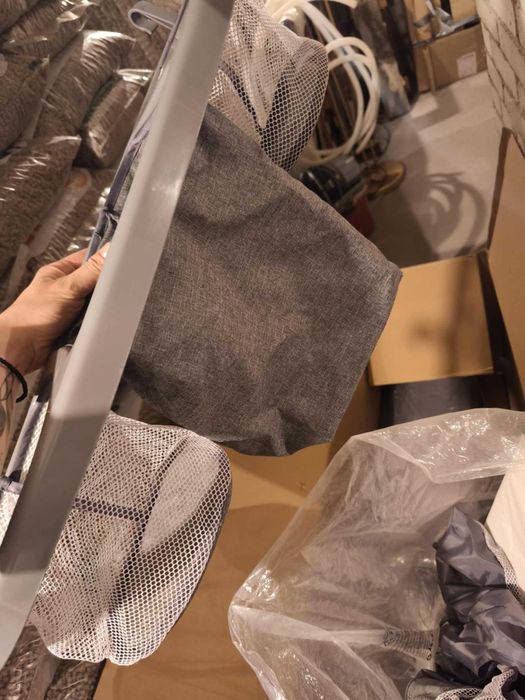 Сгъваема, преносима, бебешка кошара KinderKraft - Joy Full, две нива