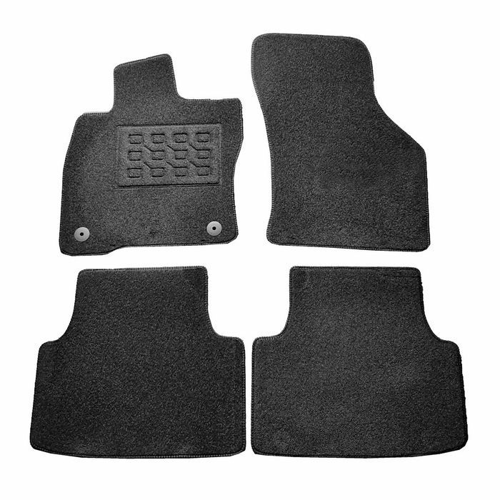 Covorase mocheta Seat Leon 4 2020-> prezent, Negre, set de 4 bucati