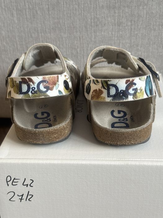 Детски сандали D&G Junior – №26/27, цветни