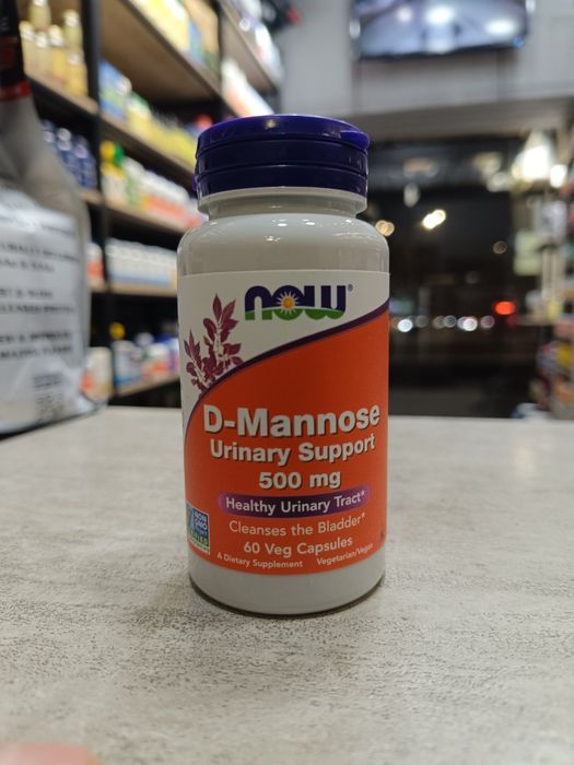 Now D mannose urinary support 500 mg 60 veg capsules
