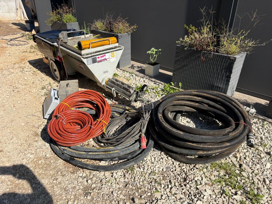 Pompa de torcret masina de tencuit potzmaister S5EV 380 v