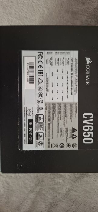 Sursa PC  Corsair CV650