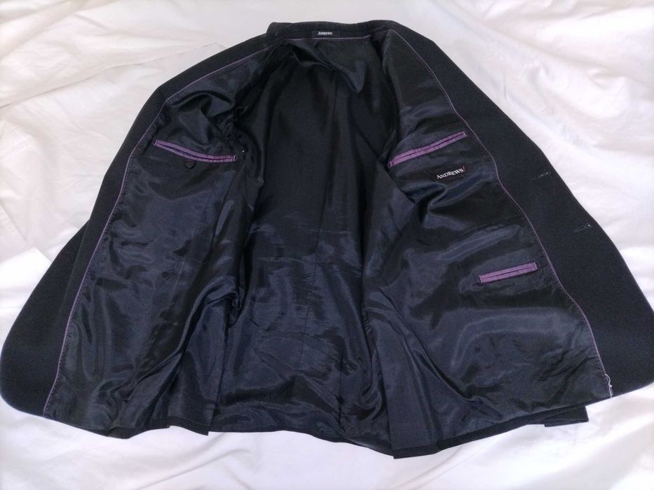 Мъжко сако, черно, използвано.