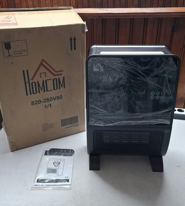 Homcom  2в1 керамична  печка и овлажнител,дистанционно,2000W