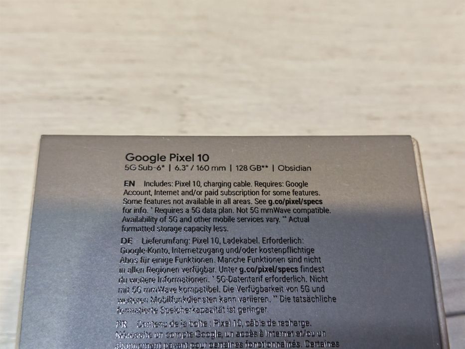 Google Pixel 10 5G 12 GB RAM 128 GB
