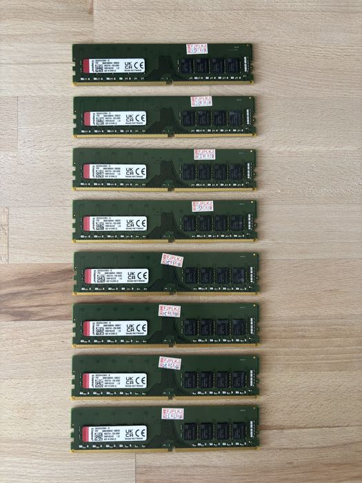 Kit 224 RAM DDR4 (8x32gb) Kingston 3200 mt/s CL22