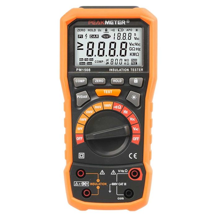 Megohmetru Digital Ayitam 1000V Tester Rezistenta Izolatie 100G Ohmi