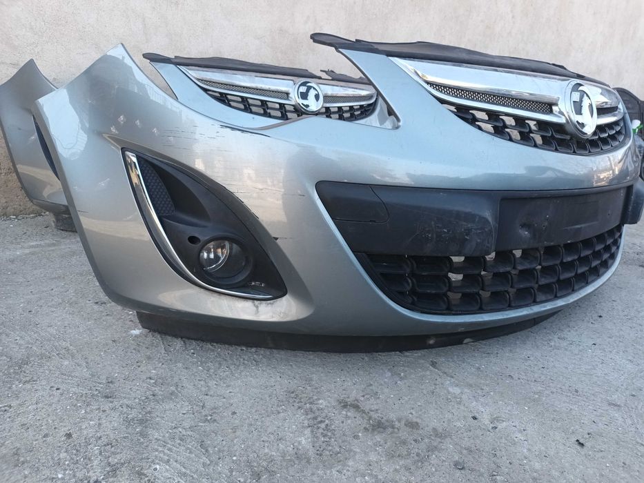 предна броня за опел корса д фейс маска решетки халогени OPEL CORSA D