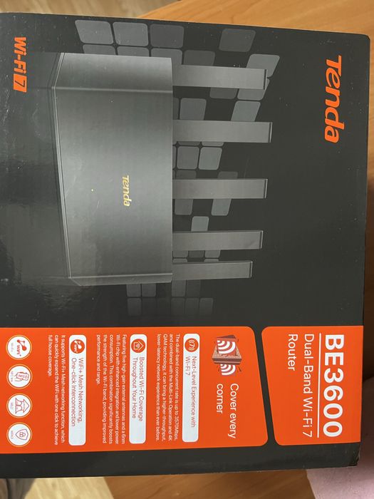 Router Wireless Gigabit TENDA TE3L BE3600, Wi-Fi 7