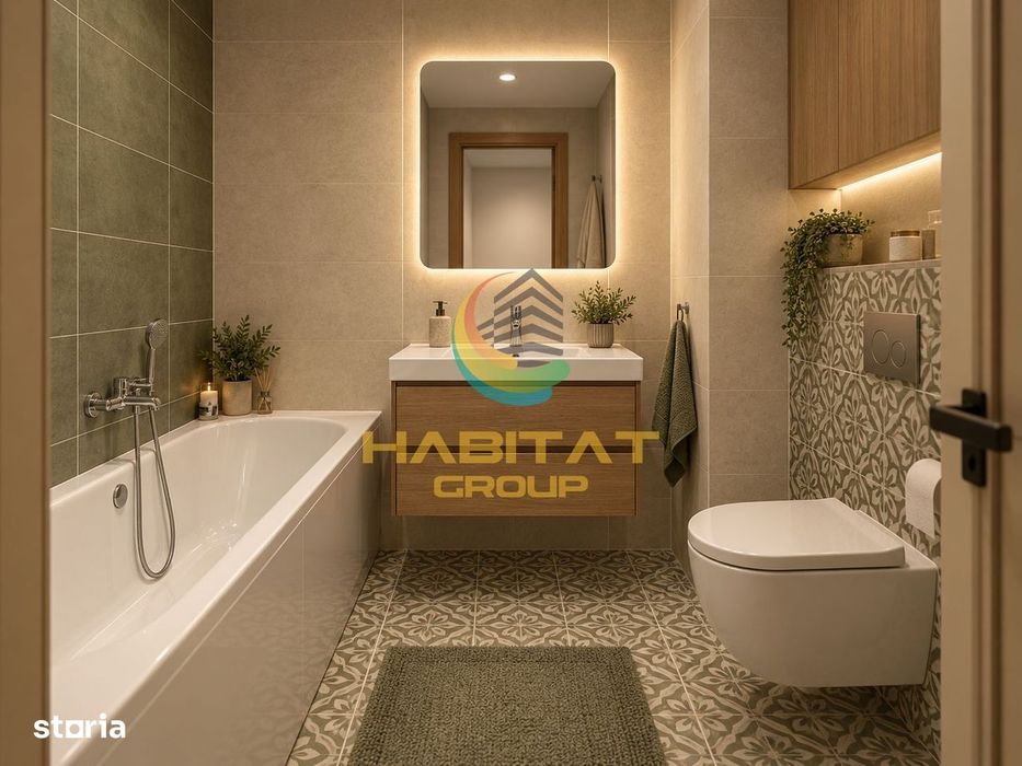 Apartament 2 camere - 2 bai - Premium