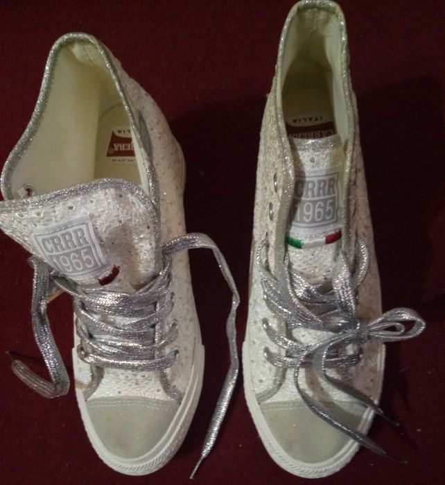 Bascheti cu platforma, dama, CARRERA, made in Italia, noi, marimea 41