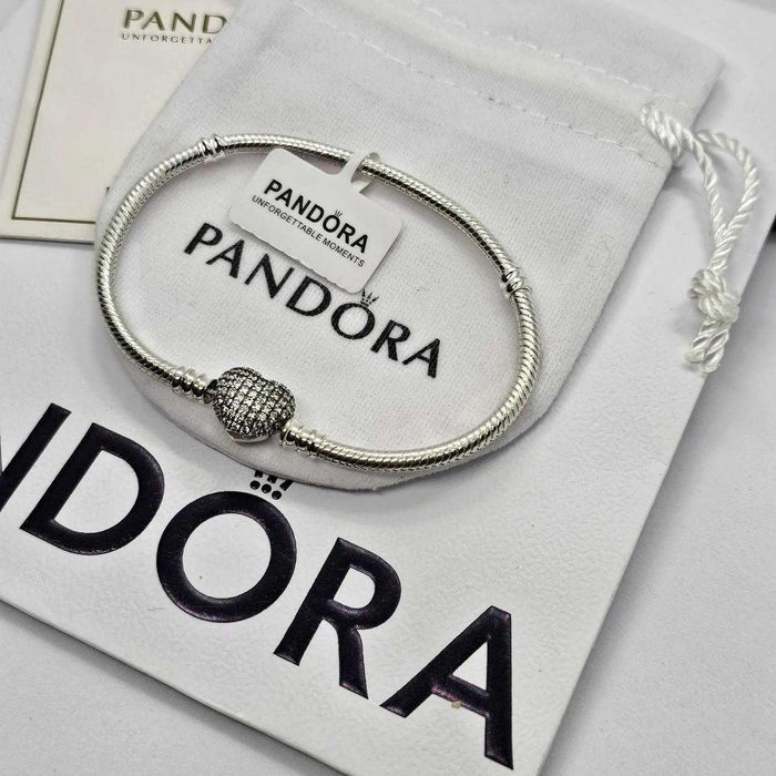 Brățară Pandora cu cristale - Argint 925, in cutie